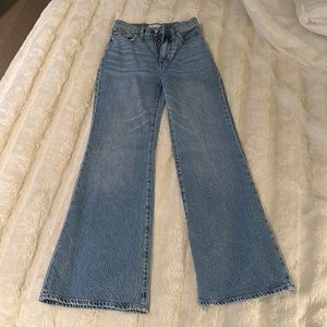 Madewell Flare Denim Jeans, Medium Wash, Size 24